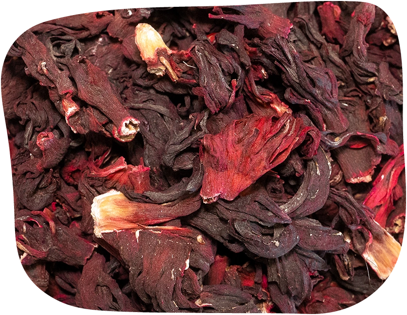 Dried hibiscus flowers